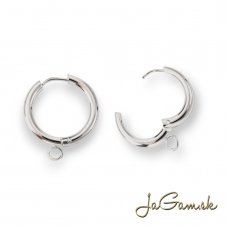 Kruhové náušnice CHIRURGICKÁ OCEĽ 13mm, 2ks (CH1879)